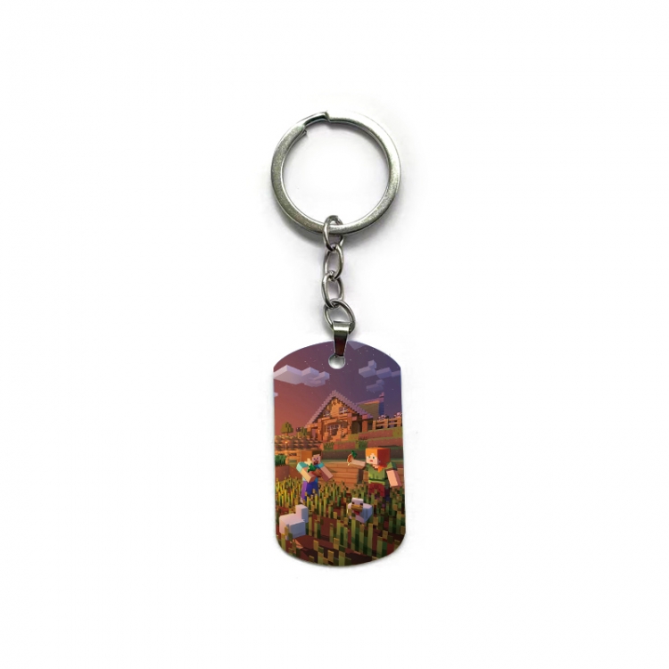 Minecraft Anime double-sided full-color printed keychain price for 5 pcs