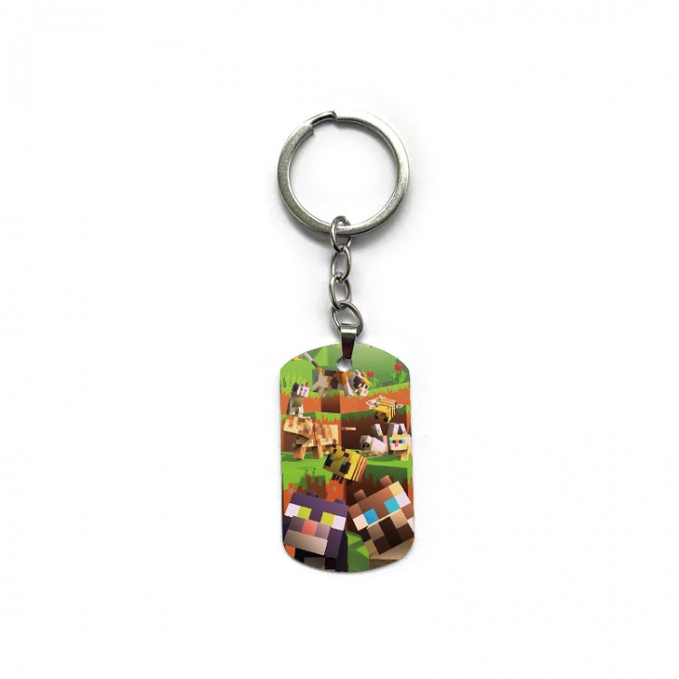 Minecraft Anime double-sided full-color printed keychain price for 5 pcs