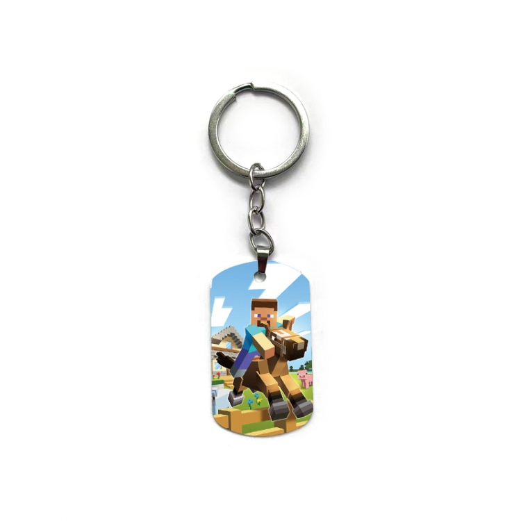 Minecraft Anime double-sided full-color printed keychain price for 5 pcs