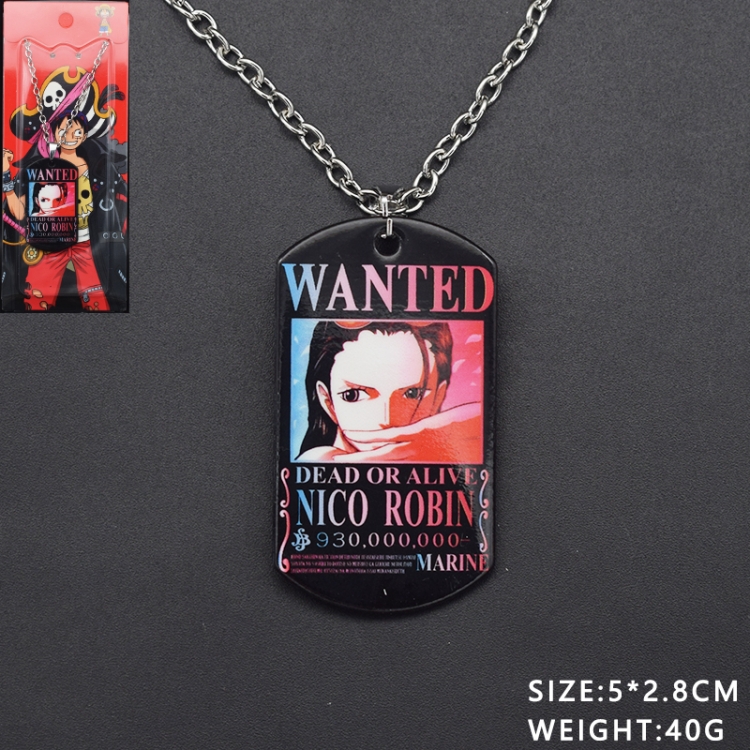 One Piece Anime cartoon hanging tag necklace pendant price for 5 pcs