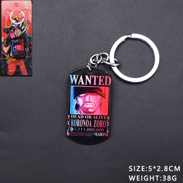 One Piece Animation peripheral hanging tag keychain pendant price for 5 pcs