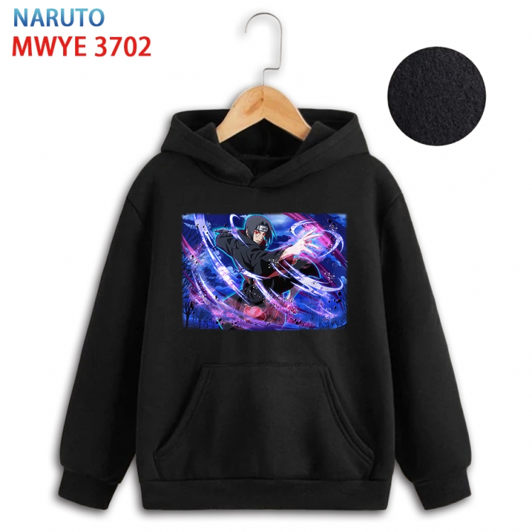 Naruto Anime Surrounding Childrens Full Color Patch Pocket Hoodie 80 90 100 110 120 130 140 for children  WYE-3702