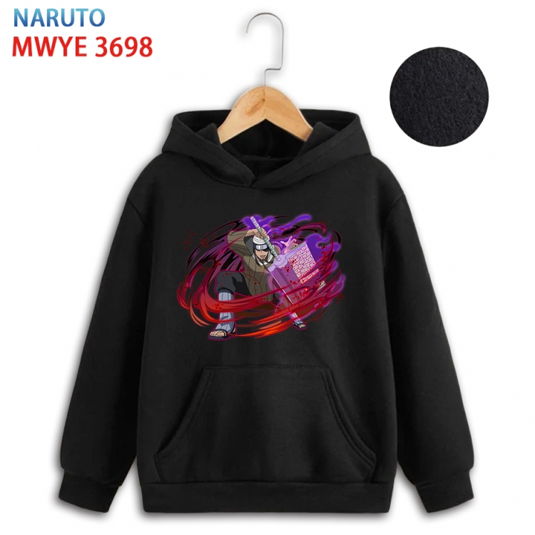 Naruto Anime Surrounding Childrens Full Color Patch Pocket Hoodie 80 90 100 110 120 130 140 for children  WYE-3698