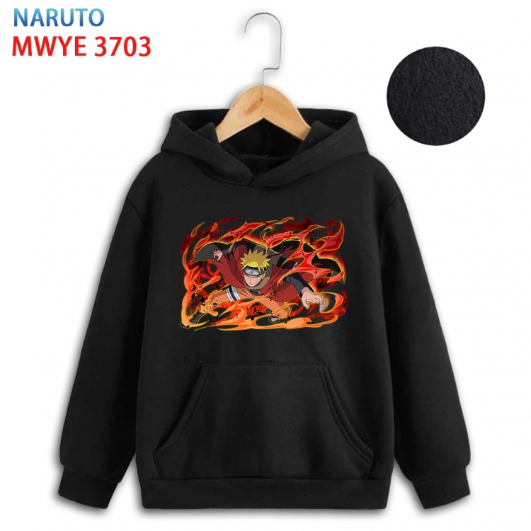 Naruto Anime Surrounding Childrens Full Color Patch Pocket Hoodie 80 90 100 110 120 130 140 for children WYE-3703