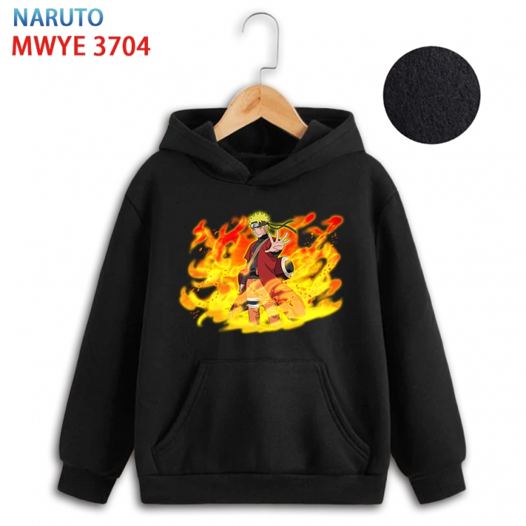 Naruto Anime Surrounding Childrens Full Color Patch Pocket Hoodie 80 90 100 110 120 130 140 for children WYE-3704
