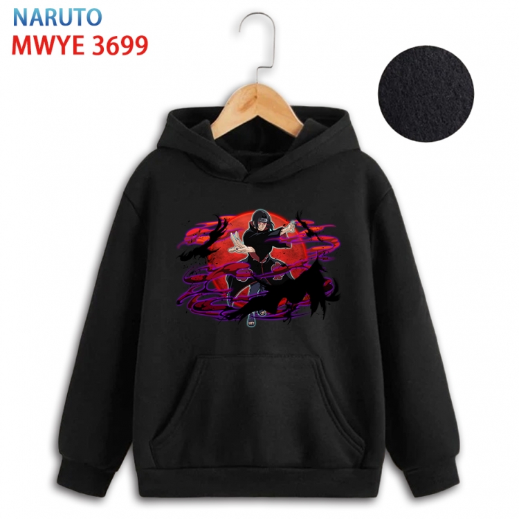 Naruto Anime Surrounding Childrens Full Color Patch Pocket Hoodie 80 90 100 110 120 130 140 for children  WYE-3699