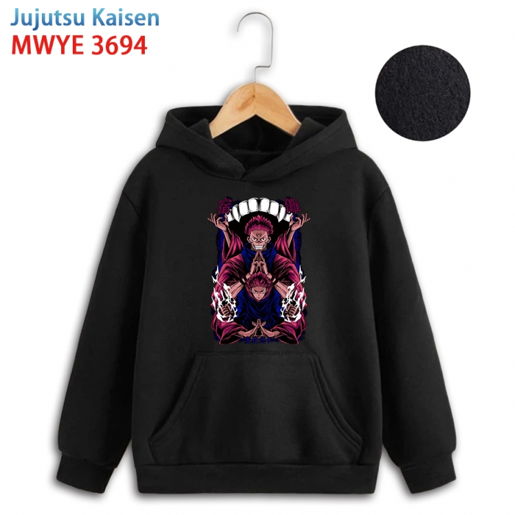 Jujutsu Kaisen Anime Surrounding Childrens Full Color Patch Pocket Hoodie 80 90 100 110 120 130 140 for children  WYE-36