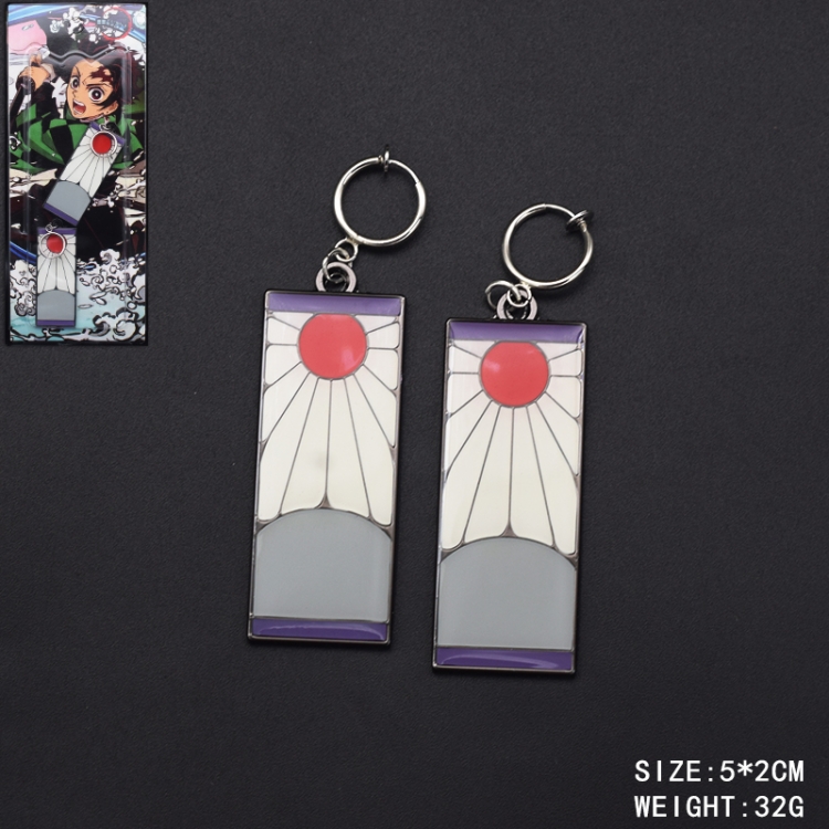 Demon Slayer Kimets Anime Surrounding Earrings and Pendant Jewelry