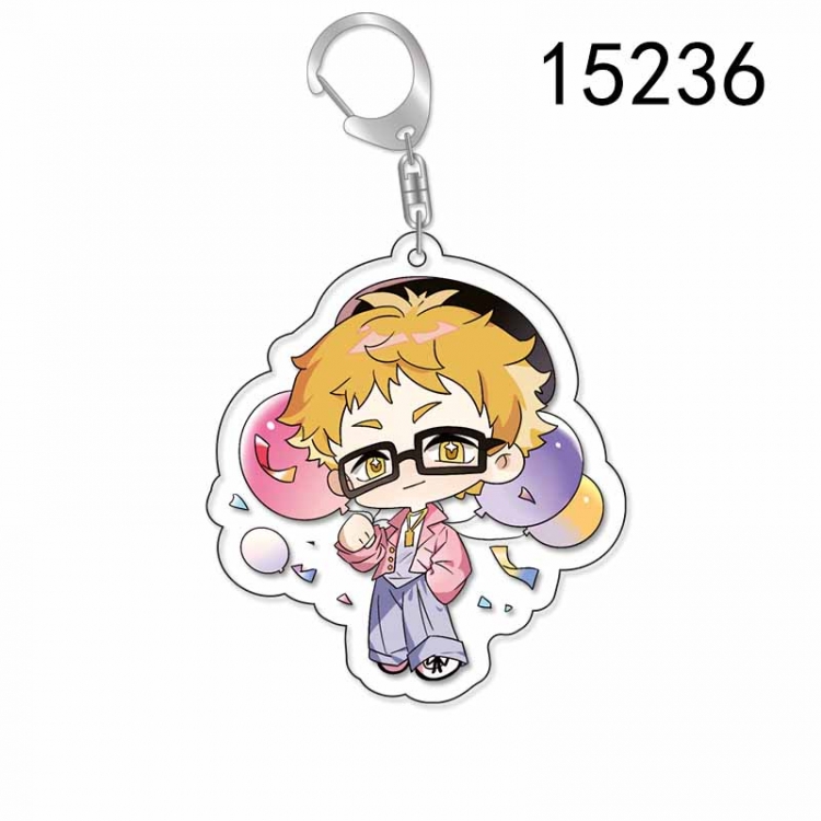 Haikyuu!! Anime Acrylic Keychain Charm price for 5 pcs 15236