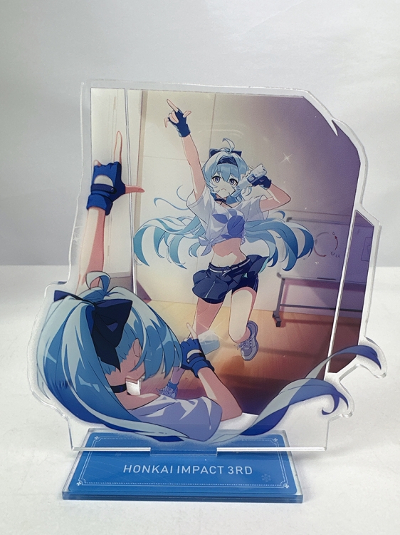Collapse 3 Anime Character Interlayer acrylic Standing Plates Keychain 15-20m