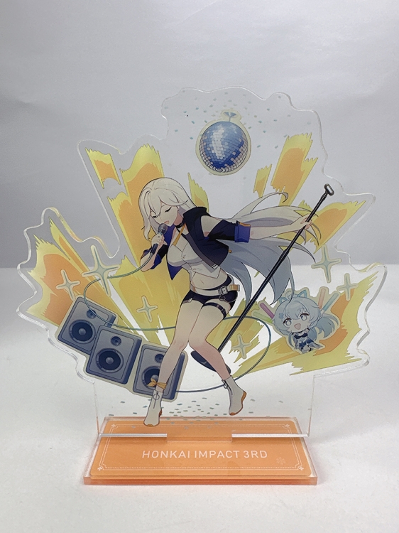Collapse 3 Anime Character Interlayer acrylic Standing Plates Keychain 15-20m