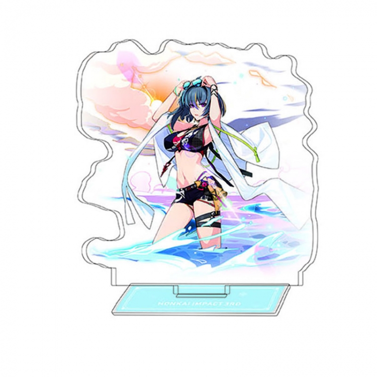 Collapse 3 Anime Character Interlayer acrylic Standing Plates Keychain 15-20m