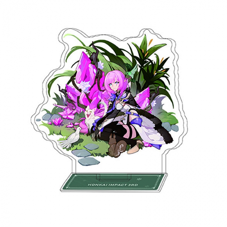 Collapse 3 Anime Character Interlayer acrylic Standing Plates Keychain 15-20m