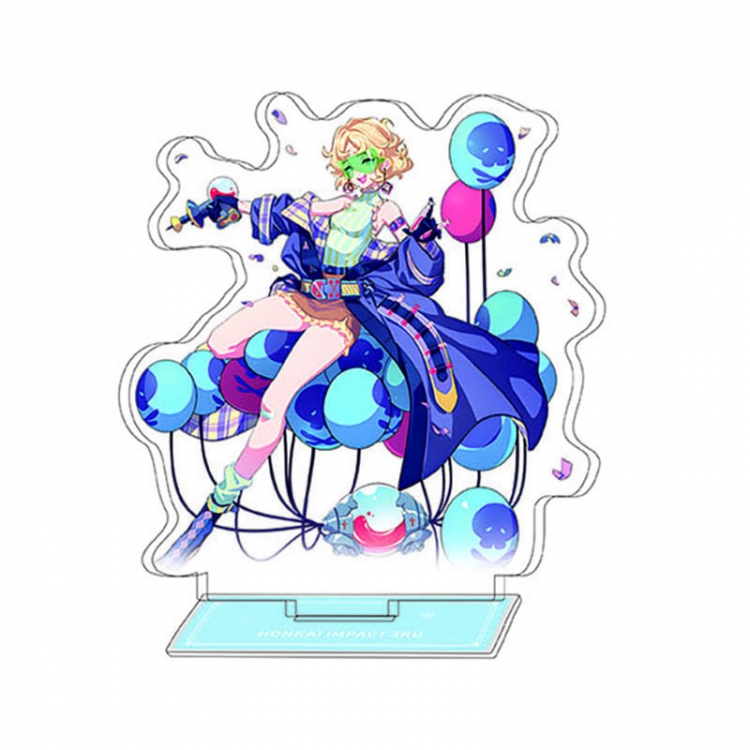 Collapse 3 Anime Character Interlayer acrylic Standing Plates Keychain 15-20m