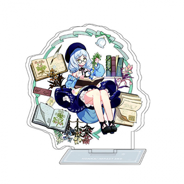 Collapse 3 Anime Character Interlayer acrylic Standing Plates Keychain 15-20cm