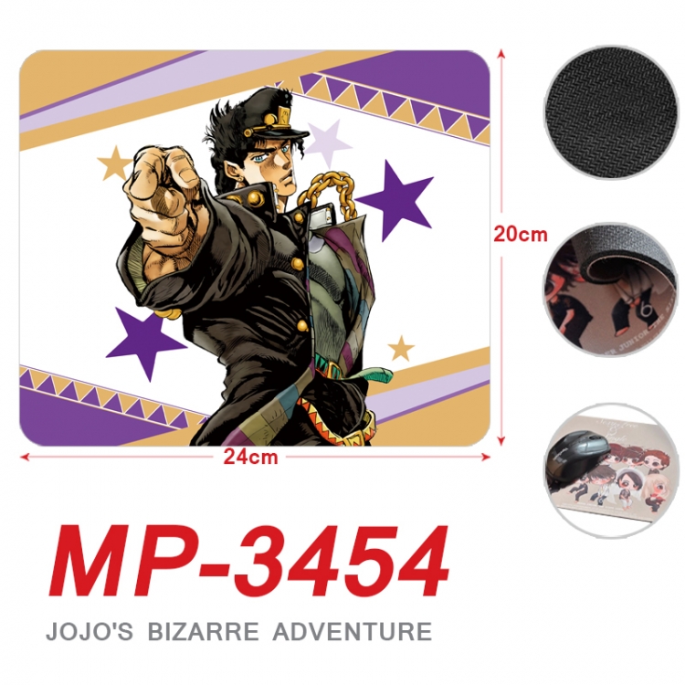 JoJos Bizarre Adventure Anime Full Color Printing Mouse Pad Unlocked 20X24cm price for 5 pcs  MP-3454
