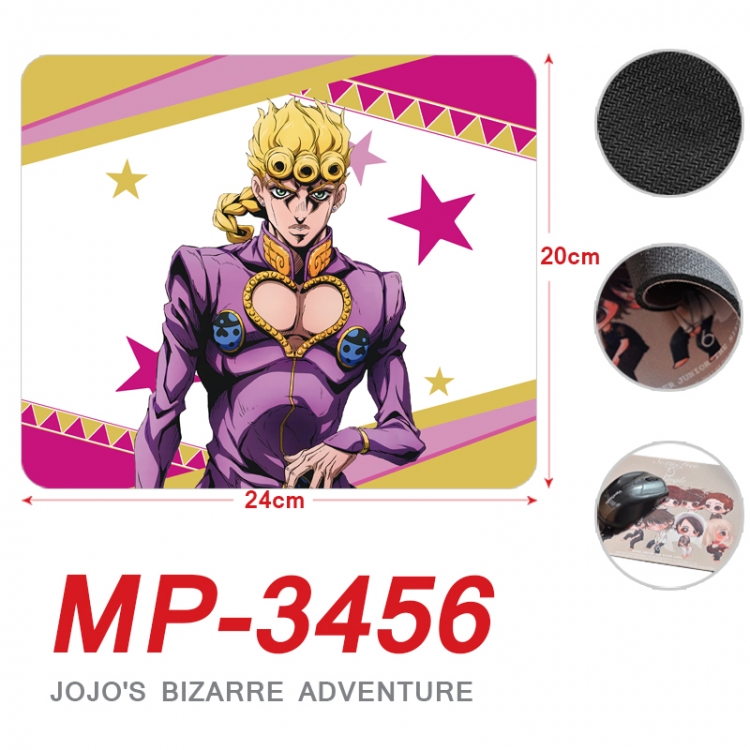 JoJos Bizarre Adventure Anime Full Color Printing Mouse Pad Unlocked 20X24cm price for 5 pcs MP-3456