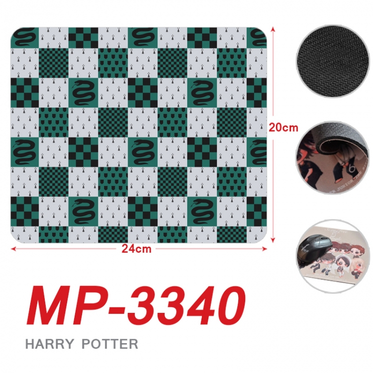 Harry Potter Anime Full Color Printing Mouse Pad Unlocked 20X24cm price for 5 pcs MP-3340