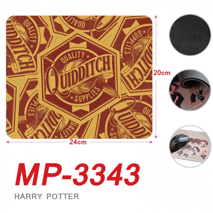 Harry Potter Anime Full Color Printing Mouse Pad Unlocked 20X24cm price for 5 pcs  MP-3343