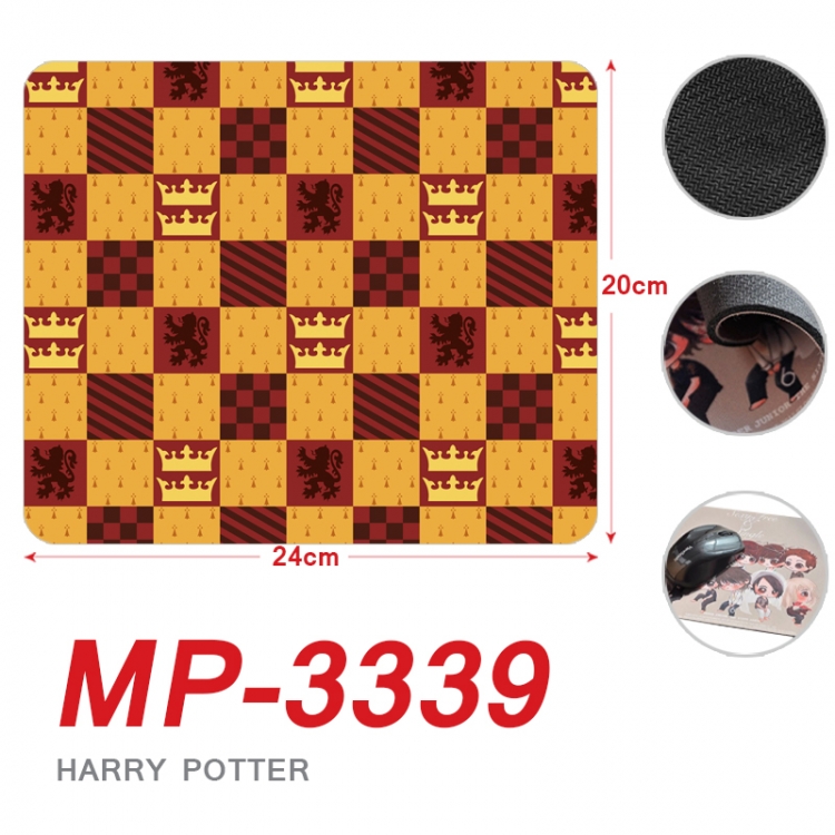Harry Potter Anime Full Color Printing Mouse Pad Unlocked 20X24cm price for 5 pcs MP-3339