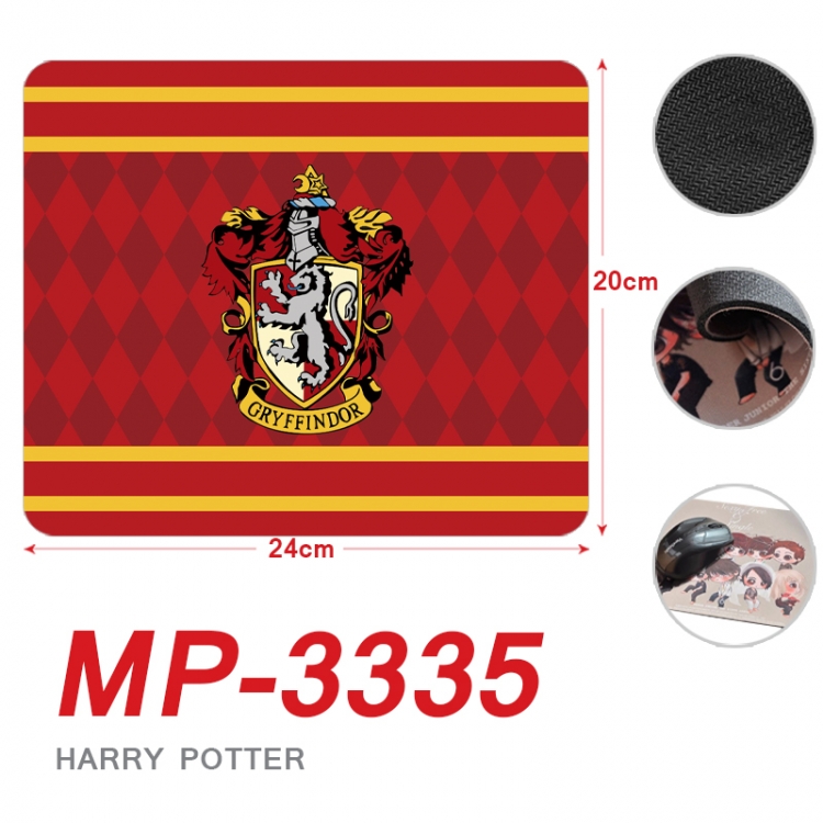 Harry Potter Anime Full Color Printing Mouse Pad Unlocked 20X24cm price for 5 pcs MP-3335