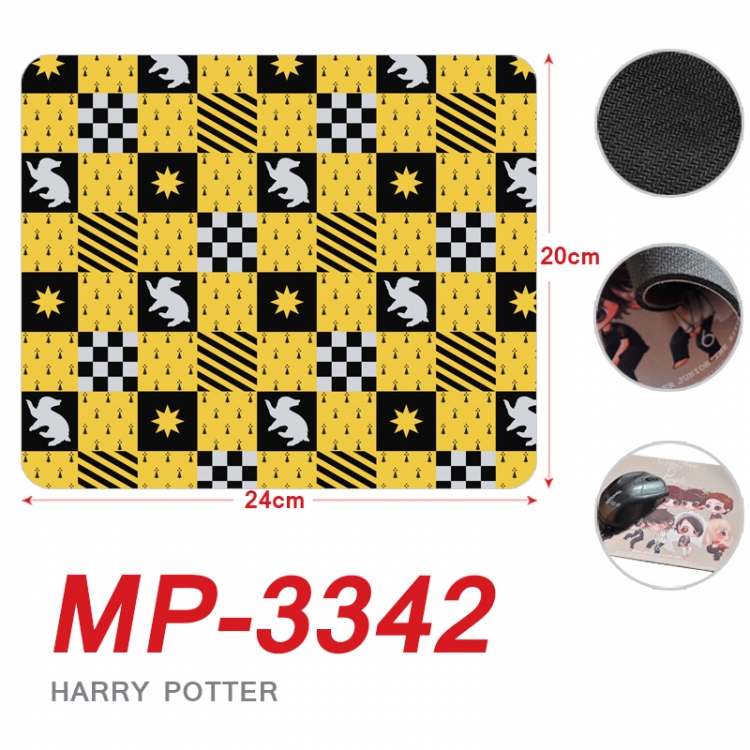 Harry Potter Anime Full Color Printing Mouse Pad Unlocked 20X24cm price for 5 pcs  MP-3342