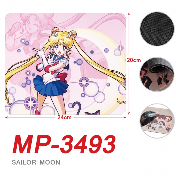 sailormoon Anime Full Color Printing Mouse Pad Unlocked 20X24cm price for 5 pcs MP-3493
