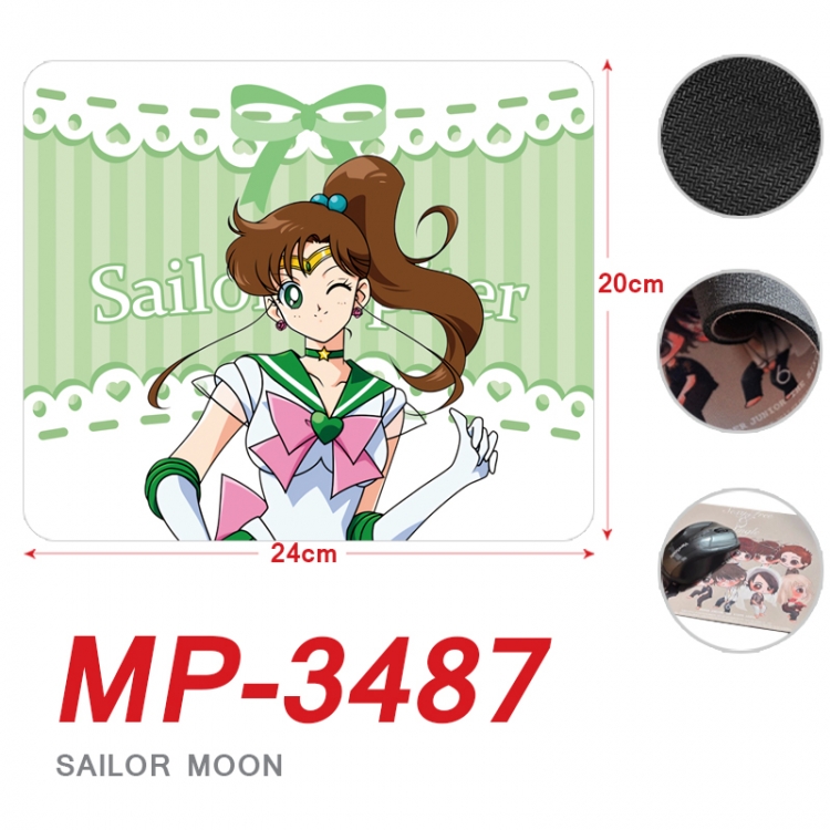 sailormoon Anime Full Color Printing Mouse Pad Unlocked 20X24cm price for 5 pcs MP-3487
