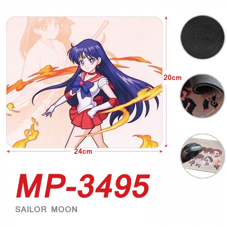 sailormoon Anime Full Color Printing Mouse Pad Unlocked 20X24cm price for 5 pcs  MP-3495