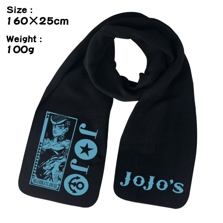 JoJos Bizarre Adventure Anime fleece scarf bib 160X25CM