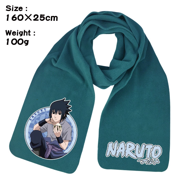 Naruto Anime full color high-quality fleece scarf 160X25CM