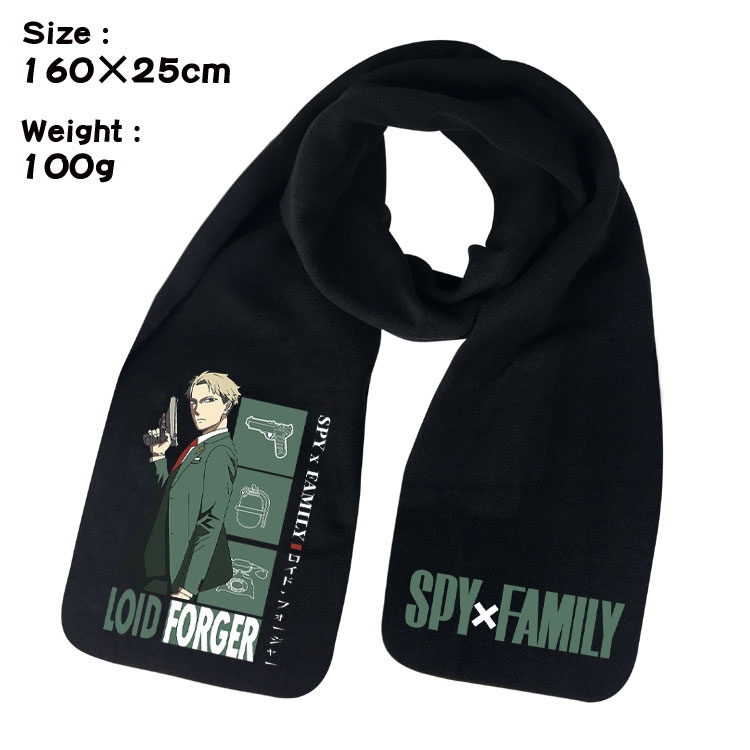SPY×FAMILY Anime full color high-quality fleece scarf 160X25CM