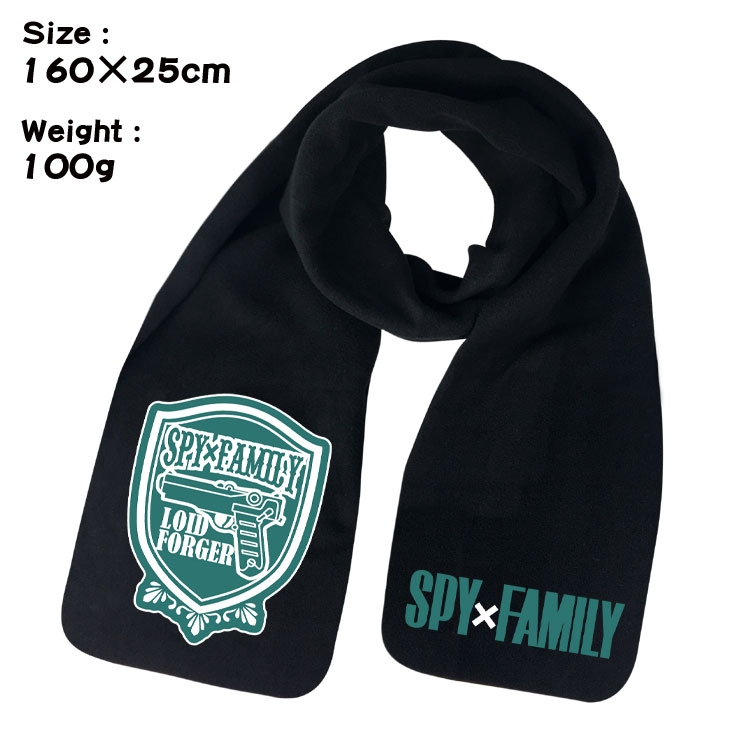 SPY×FAMILY Anime full color high-quality fleece scarf 160X25CM