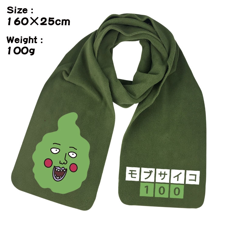 Mob Psycho 100 Anime full color high-quality fleece scarf 160X25CM