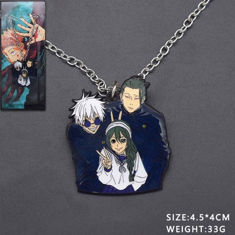 Jujutsu Kaisen Anime cartoon metal necklace pendant