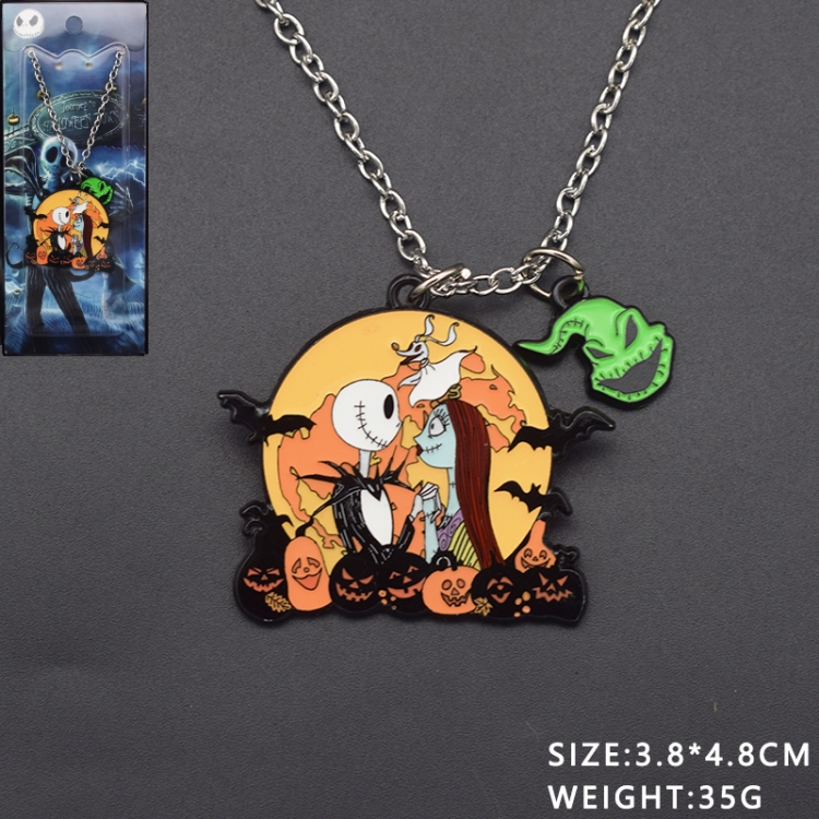 The Nightmare Before Christmas Anime cartoon metal necklace pendant