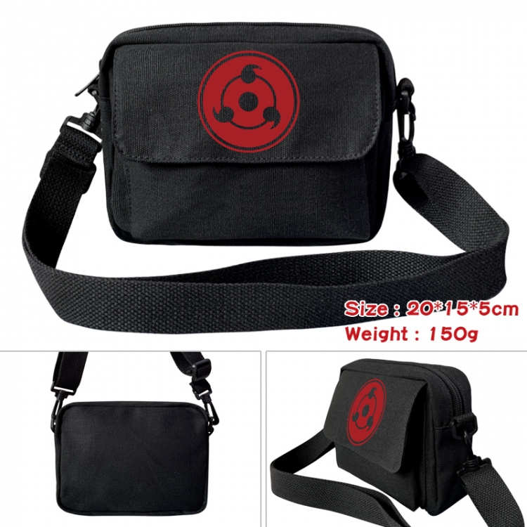 Naruto Anime peripheral canvas small shoulder bag 20x15x5cm 150g