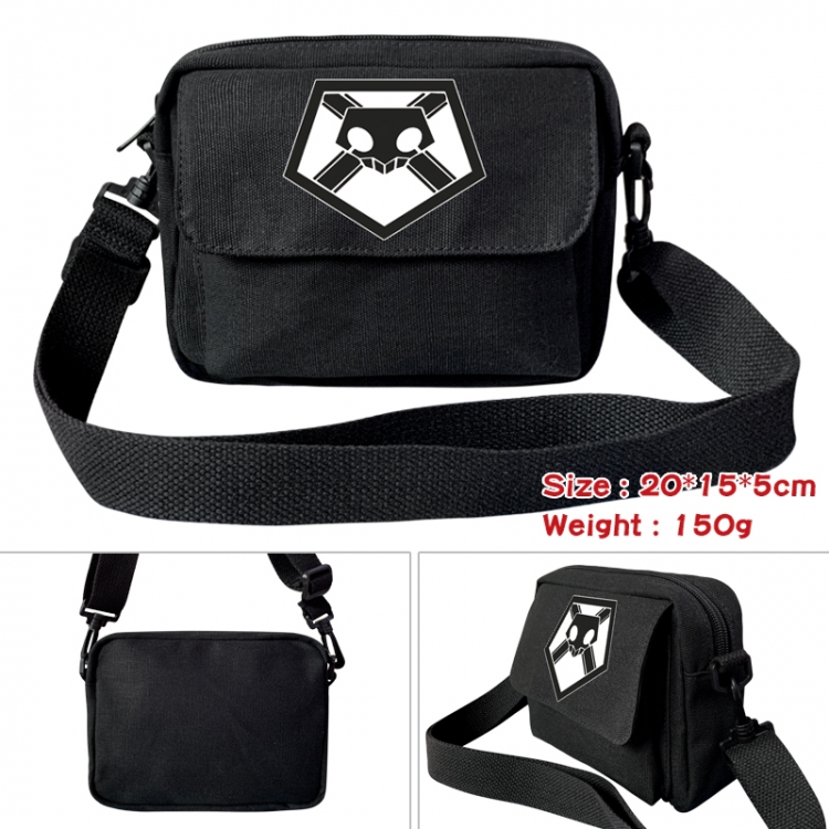 Bleach Anime peripheral canvas small shoulder bag 20x15x5cm 150g