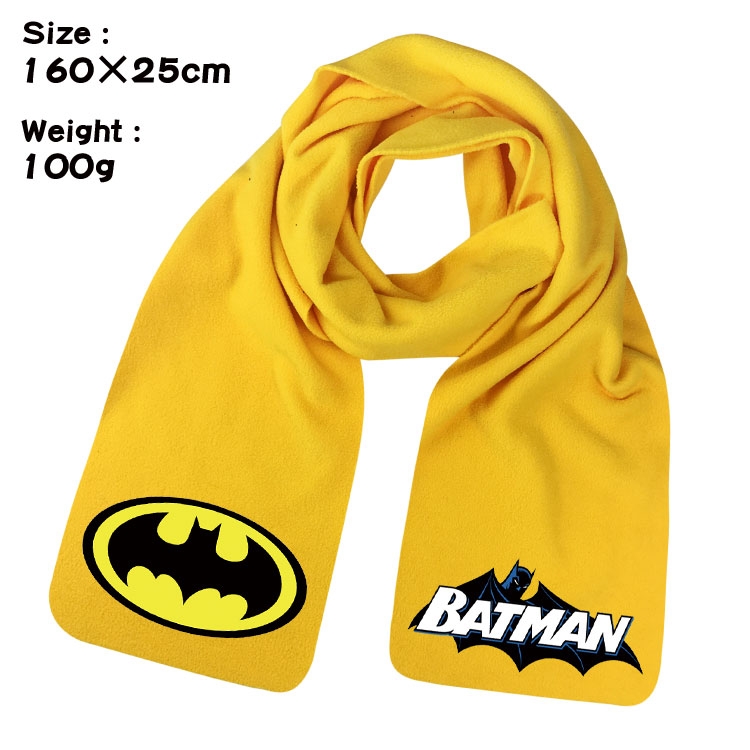 Marvel Anime full color high-quality fleece scarf 160X25CM