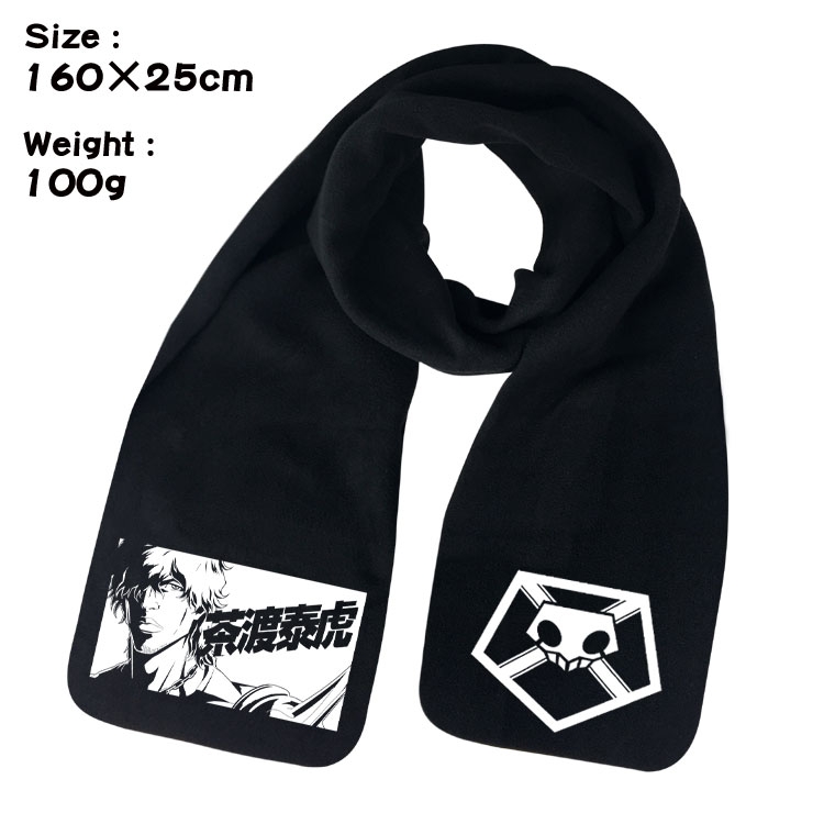 Bleach Anime full color high-quality fleece scarf 160X25CM