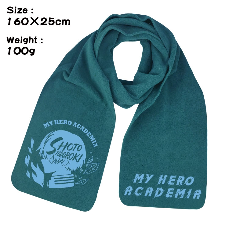 My Hero Academia Anime full color high-quality fleece scarf 160X25CM