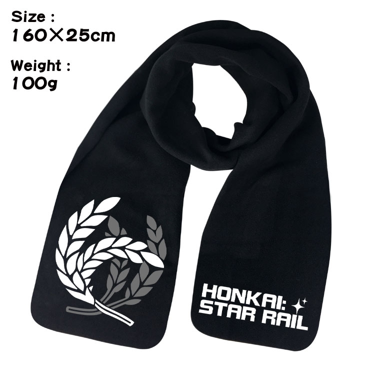 Honkai: Star Rail Anime full color high-quality fleece scarf 160X25CM