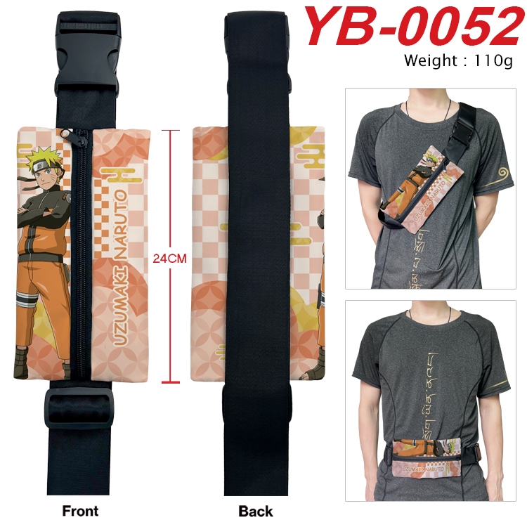 Naruto Anime Canvas Shoulder Bag Chest Bag Waist Bag 110g  YB-0052