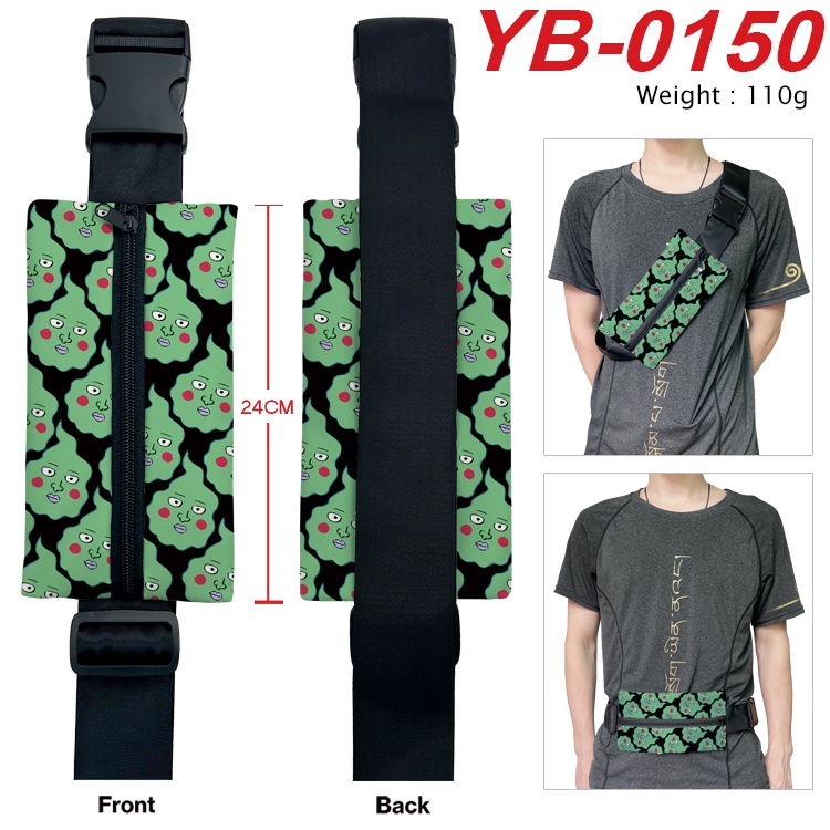 Mob Psycho 100 Anime Canvas Shoulder Bag Chest Bag Waist Bag 110g YB-0150