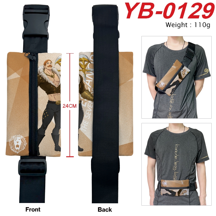 The Seven Deadly Sins Anime Canvas Shoulder Bag Chest Bag Waist Bag 110g  YB-0129