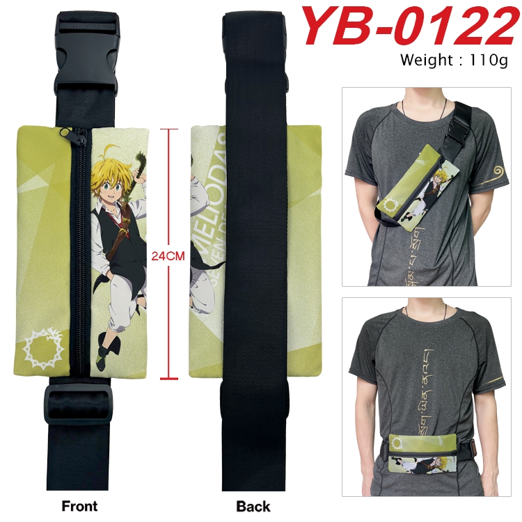 The Seven Deadly Sins Anime Canvas Shoulder Bag Chest Bag Waist Bag 110g YB-0122