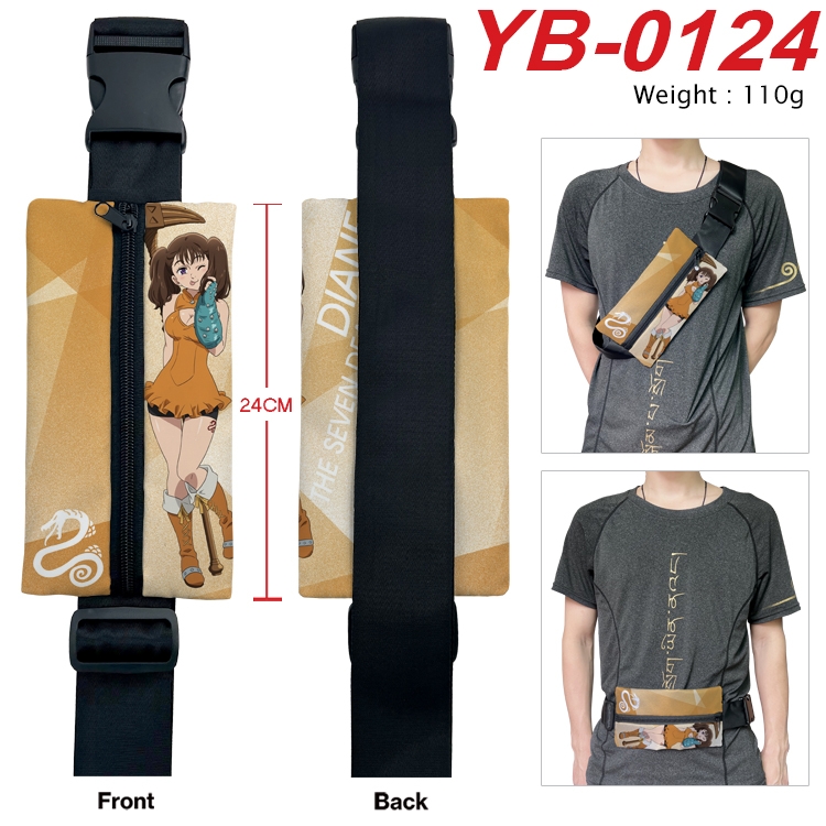 The Seven Deadly Sins Anime Canvas Shoulder Bag Chest Bag Waist Bag 110g  YB-0124