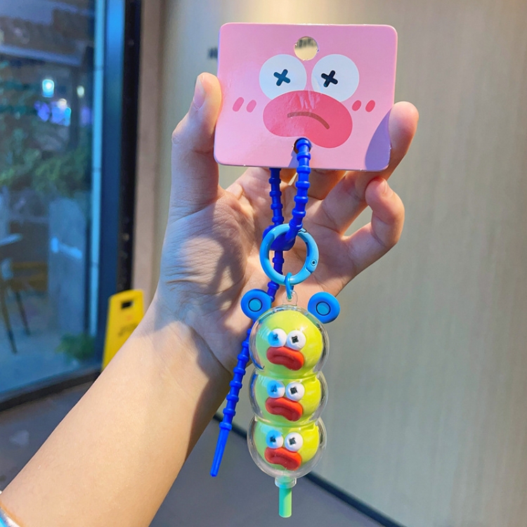 Ugly Bingtanghulu keychain bag hanging accessories price for 2 pcs