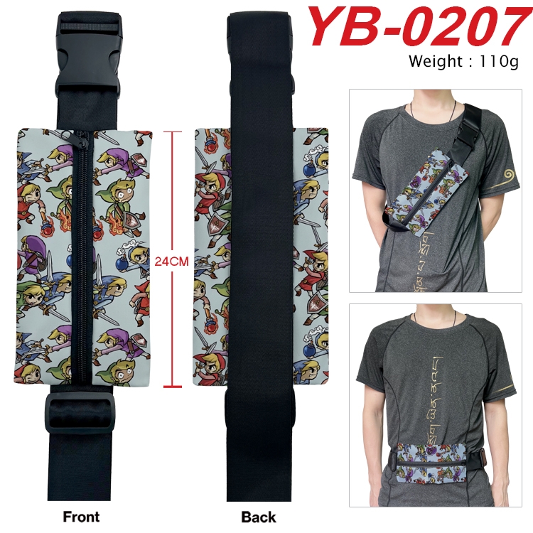 The Legend of Zelda Anime Canvas Shoulder Bag Chest Bag Waist Bag 110g  YB-0207