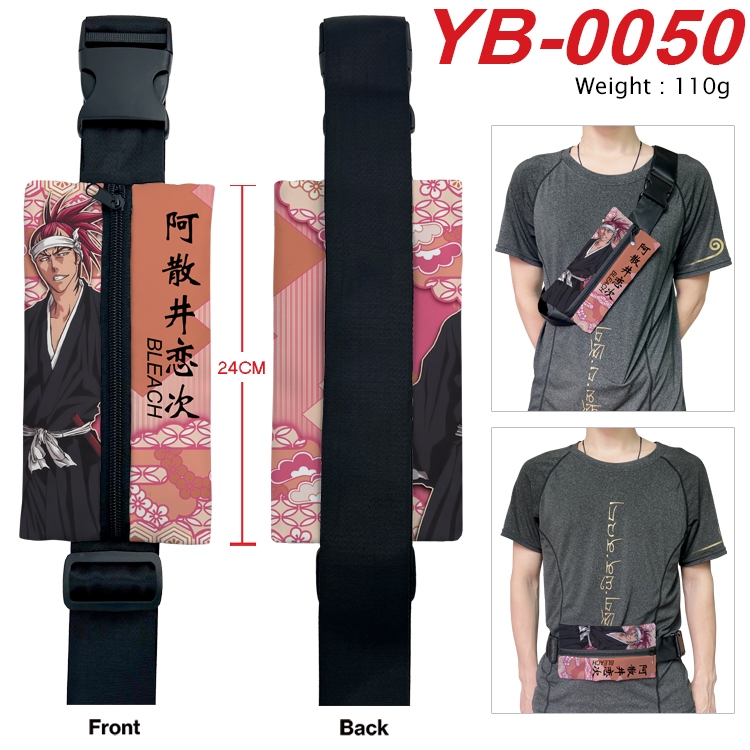 Bleach Anime Canvas Shoulder Bag Chest Bag Waist Bag 110g YB-0050